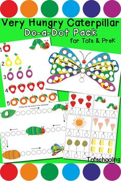 the very hungry caterpillar dot dot pack for toddlers