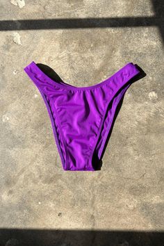 Make waves with this Aso Swim 2 Piece Bikini set. Get creative and stand out from the crowd with unique color combos and express yourself with style. Spice up your poolside look and make a splash! Trendy High-cut Leg Swimwear, Trendy High-cut Leg Swimwear For Pool, Trendy High-cut Leg Swimwear For Beach, Purple Beachwear Bottoms For Beach Party, Casual Purple Swimwear, Bold High-waist Swimwear For Beach, Bold High Waist Swimwear For The Beach, Bold High Waist Swimwear For Beach, Trendy High Waist Bottoms For Beach Party