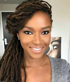 Hair Locs, Locs Styles, Short Locs Hairstyles, Loc Hairstyles, Faux Locs Hairstyles, Beautiful Locs, Dreadlock Styles