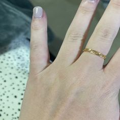 Silver Chain Ring, Ring Boy, Friend Rings, Gold Ring Designs, Gold Jewelry Simple, Stacking Ring, Chain Ring, Gold Filled Chain, Ring Gold