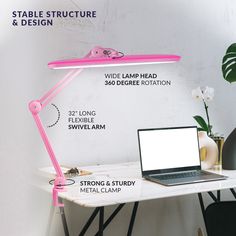 AVAILABLE IN THE US ONLY Versatile Illumination – This LED table lamp delivers vibrant lighting with adjustable brightness, making it ideal for a range of tasks such as studying, crafting, reading, drawing, and sewing. Featuring a desk lamp with a clamp, this clamp light offers flexibility and convenience, making it perfect for desk lamps in an office setting. Eco-Friendly Durability – This LED desk light consumes 80% less energy and offers a lifespan of up to 30,000 hours, combining sustainabil Light For Desk, Reading Drawing, Clamp Light, Study Lamp, Led Desk Lighting, Dimmable Table Lamp, Outdoor Path Lighting, Office Setting, Garage Lighting