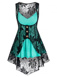 Cheap Womens Clothing Online | ROSEGAL Cheap Tank Tops, Lace Vest, Rayon Shirt, Lace Outfit, Vest Women, Flower Lace, Top Tank, Hot Dress, Tank Top Cami