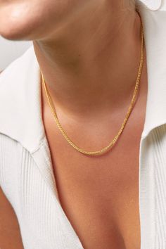 Classic Double Curb Chain Necklace. Wear it alone, or not. Available in 24KT Gold dipped sterling silver or Sterling silver 16" 2.5 mm double curb chain Gold dipped or Sterling silver lobster clasp Packaged in a Dogeared gift box Made in the USA Minimalist Cuban Link Necklace With Curb Chain As Gift, Minimalist Cuban Link Necklace With Curb Chain, Minimalist Herringbone Necklace With Figaro Chain As Gift, Cuban Link Delicate Chain Jewelry Gift, Minimalist Cuban Link Necklace With Box Chain As Gift, Delicate Cuban Link Chain Jewelry Gift, Minimalist Cuban Link Necklace As Gift, Minimalist Cuban Link Necklace Gift, Cuban Link Necklace With Cable Chain As A Gift