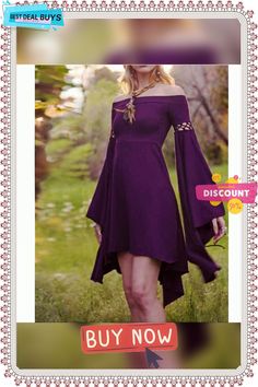 Women's Casual Dress Plain Dress Plain Cut Out Off Shoulder Flared Sleeve Mini Dress Active Fashion Outdoor Daily Long Sleeve Regular Fit Black Burgundy Dark Green Fall Spring S M L Xl Xxl Bohemian Long Sleeve Stretch Mini Dress, Purple Long Sleeve Non-stretch Dress, Bohemian Long Sleeve Stretch Dress, Solid Color Long Sleeve Bohemian Dress, Purple Bohemian Mini Dress For Fall, Solid Color Bohemian Dress For Fall, Bohemian Mini Length Winter Dresses, Bohemian Mini Dress For Winter, Solid Color Bohemian A-line Dress