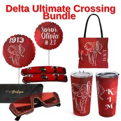 the delta ultimate crossing bundle includes red items