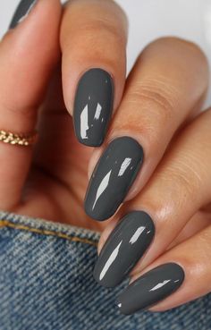 19 Gorgeous Winter Acrylic Nail Colors for 2023-2024 Kelli Marissa, Winter Nail Colors, Grey Nail, Minimalist Nail, Gel Nail Polish Colors, Best Gel Nail Polish, February Nails, Heart Nail, Nail Colors Winter