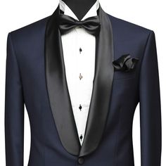 Purchase the bespoke dark blue dinner jacket now or customize it to your exact preferences and measurements below. Our digital tailoring team will work closely with you to guarantee the perfect fit and design. Luxury Blue Suits For Black-tie Events, Blue Notch Lapel Suit For Black-tie Events, Fitted Blue Blazer For Black-tie Events, Blue Fitted Blazer For Black-tie Events, Blue Tuxedo Blazer For Black-tie Events, Blue Tuxedo Blazer, Blue Long Sleeve Tuxedo For Formal Occasions, Classic Blue Blazer For Black-tie Events, Elegant Blue Tuxedo For Black-tie Events