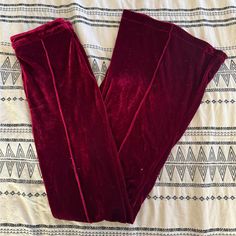 Super Cute Never Worn Red Flare Pants! Burgundy Wide Leg Pants For Party, Fitted Burgundy Pants For Party, Burgundy Fitted Pants For Parties, Burgundy Bottoms For Fall Party, Fitted Burgundy Bottoms For Party, Burgundy Party Bottoms For Fall, Fall Party Burgundy Bottoms, Stretch Burgundy Bottoms For Party, Stretch Burgundy Pants For Party