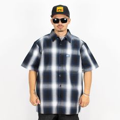 Introducing the Short Sleeve Checker Flannel Shirt! Our lightweight cotton/poly blend is extremely comfortable and provides breathability! This shirt is for both men and women Cotton/Polyester blend Manufactured by FB County Breathable fabric Fb County, Short Sleeve Beige Flannel, Plaid Short Sleeve Cotton Flannel Shirt, Streetwear Button-up Flannel Shirt With Pockets, Dickies Shorts, Pink Flannel, Cheap Blue Button-up Flannel Shirt, Kids Flannel, Denim Shirt Men