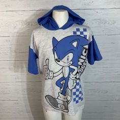 Sonic the Hedgehog Boys Cosplay Graphic Hoodie tshirt Size 7  | eBay Casual Hooded Top With Character Print, Anime Print Hooded Top For Cosplay, Hooded Tops For Fan Merchandise, Blue Casual Hoodie For Cosplay, Casual Anime Print Hooded Top, Casual Blue Hoodie For Cosplay, Casual Hooded Top With Anime Print, Hooded Character Print Top For Streetwear, Hooded Top With Character Print For Streetwear