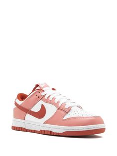 Nike Dunk Low "Red Stardust" Sneakers - Farfetch Nike Dunk Low Red, Swoosh Logo, Nike Dunk Low, Low Sneakers, Dunk Low, Nike Dunk, Stylish Sneakers, Nike Dunks, Stardust