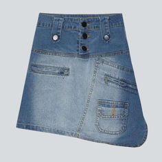 Take a step back in time and make a statement with our Y2K-inspired sanded denim mini skirt from the 2023 Spring-Summer Collection! This medium-waist skirt with buttons closure brings a unique blend of vintage vibes and modern fashion. making it the perfect addition to your wardrobe.Why You'll Fall In LoveThis one-of-a-kind skirt is sure to turn heads! It offers a unique sanded finish that gives it an eye-catching texture. and its Y2K-style printed prints add a touch of artistic trend. Don't for Medium Wash Denim Mini Skirt With Button Zip Fly, Mid-rise Summer Skirt With Button Zip Fly, High-waist Denim Mini Skirt With Button Zip Fly, Trendy Dark Wash Denim Skirt With Button Zip Fly, Trendy Medium Wash Skirt With Button Zip Fly, Trendy Denim Blue Skirt With Button Zip Fly, Trendy Medium Wash Denim Skirt With Button Zip Fly, Summer Mid-rise Denim Skirt With Button Zip Fly, Trendy High Rise Denim Skirt With Button Zip Fly