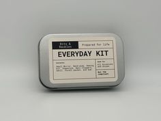 These Altoid Tin Kits are perfect for anyone looking to always be prepared for whatever life throws their way. With everything you need in one compact tin, these kits are essential for any adventure. So whether you're camping, traveling, or just living your everyday life, these kits have got you covered. Don't leave home without one! Not TSA compliant, Tin is 3.75 x2.45 x 0.9 inches, each tin will have the weight written on the back.  *Parent kit does include a mini bubble wand but the wand is too big for the tin *Night out tin has a hair tie around it to help it stay closed Altoids Tin Makeup Kit, Altoid Tin Gifts, Survival Kit Items, Hangover Survival Kit, Mini Baguette, Bubble Wand, Altoid Tin, Altoids Tins, Survival Kits