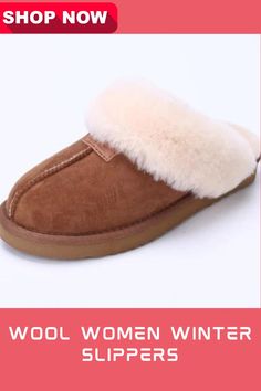 Keep your feet toasty with our Natural Wool Women’s Winter Slippers! Luxurious comfort for chilly days. Treat your feet to warmth and style! 🧦 #WoolSlippers #WinterComfort #CozyFeet #MemorialDaySale #USA #HomeEssentials #WarmAndStylish #FootwearFashion #MemorialDayDeals #ShopNow #ComfortAndStyle #ChicAtHome #WinterEssentials #Fashionista Warm Comfy Slippers With Round Toe, Super Soft Comfortable Brown Slippers, Comfy Super Soft Brown Slippers, Comfortable Warm Indoor Slippers, Soft Casual Sheepskin Slippers, Brown Indoor Slippers For Winter, Soft Sheepskin Slippers With Round Toe, Cozy Winter Slippers With Soft Sole, Super Soft Brown Indoor Slippers