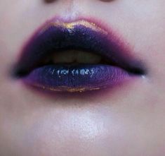 Fantasy Make-up, Nails Yellow, Make Up Inspiration, Yennefer Of Vengerberg, Catty Noir, Batons Matte, Purple Lips, Goth Makeup, Kesha