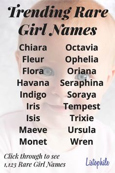 a baby with the names of its babies