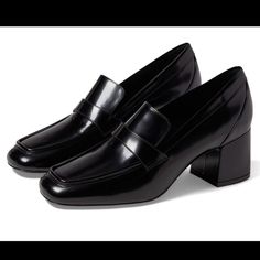 Leather Loafer - Super Comfortable And Never Worn! Smooth, Calfskin Leather. Expensive Wardrobe, Fall Winter 2023 2024, Stuart Weitzman Sandals, Ankle Strap Sandals Heels, Caged Heels, Black Platform Heels, High Leather Boots, Black Shoes Women, Black Suede Boots