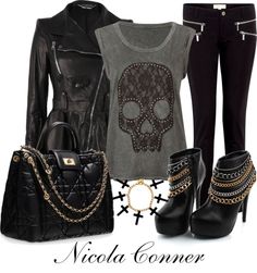 Stile Punk Rock, Look Rock Chic, Outfits Rock, Gemma Teller, Rock Look, Look Rock, Rock Outfit, Gareth Pugh, Rock Outfits