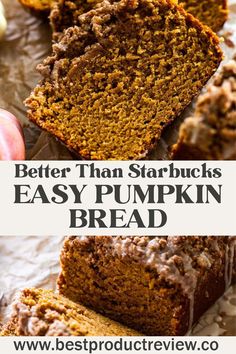 Better Than Starbucks MOIST Vegan Pumpkin Bread Pumpkin Loaf Vegan, Healthy Pumpkin Loaf Recipe, Vegan Pumpkin Bread Recipe, Buttermilk Pumpkin Bread, Pumpkin Loaf Starbucks, Trader Joe’s Pumpkin Bread, Pumpkin Bread Starbucks, Pumpkin Bread Healthy