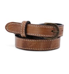 Here's The Skinny On Your Wardrobe Complete your casual ensemble with the MONAE skinny belt. Made of distressed leather for a worn look. This skinny belt is the perfect complement to your form fitting wardrobe. Genuine full grain leather Removable antique brass buckle Simple stitch design for an elegant look .75 in. Width Made in Leon, Mexico Simple Stitch, Bed Stu, Bed Frames, Brass Buckle, Distressed Leather, Stitch Design, Shoe Box, Belts For Women, Full Grain Leather