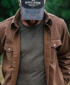 Rugged Relaxed Fit Outdoor Top, Rugged Outdoor Relaxed Fit Top, Rugged Relaxed Fit Top For Outdoor, Casual Brown Tops For Outdoor Activities, Rugged Cotton Everyday Tops, Brown Relaxed Fit Top For Outdoor, Fox Den, Twill Shirt, Heavy Weight