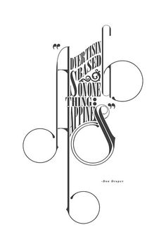 an artistic poster with the words, different things are in black and white on a white background