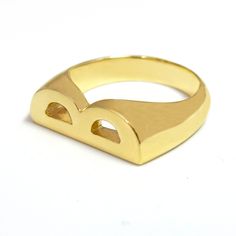 "This pretty 24k gold plated initial signet ring displays your choice of initial letter in a block font, simply choose the initial you want and we will make it to a meaningful gift to a unique person that shows how much he means to you. This statement-making B initial ring is eye-catching and perfect for any special occasion or for everyday wear, be sure that you will enjoy your rose gold initial ring. Customization: * You can order this ring in sterling silver or different shades of gold platin Gold Signet Ring With Initials For Everyday, Everyday Gold Signet Ring With Initials, Gold Symbolic Initial Ring Hallmarked, Gold Symbolic Initial Ring For Formal Occasions, Everyday Symbolic Yellow Gold Rings, Gold Symbolic Initial Ring As Promise Ring, Gold Symbolic Initial Ring For Promise, Gold Monogram Signet Ring With Open Design, Gold Monogram Open Signet Ring