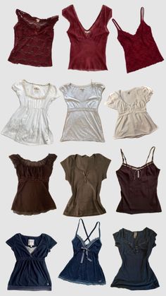 #ootd #clothes #tops #elenagilbert #aesthetic T Shirt Inspo Aesthetic, Shein Tops Outfit, Different Styles Fashion List, Downtown Tops, Clothing Aesthetic Types List, Types Of Aesthetics Styles List, 2010s Clothes, Flowy Tops Outfit, Vintage Clothing Aesthetic