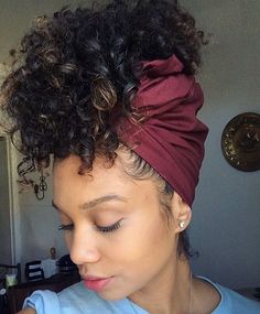 "Beautiful thing about getting older- you tend to embrace your roots your heritage your culture Head Scarf Styles, Pelo Afro, Pinterest Hair, Hair Wraps, Curly Girl, Afro Hairstyles, Black Girls Hairstyles, Hair Skin, Hair Dos