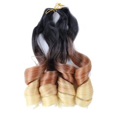 Ombre T30/613 22" Bouncy French Curls 6 Pack Braiding Hair – Bella Chic Hair & Beauty Party 2023, Braided Hair