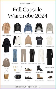 What To Pack For Europe In Autumn, Casual Minimalist Outfit Winter, Europe Travel Outfits October, Neutral Europe Outfits, Packing For Fall Travel, Teacher Capsule Wardrobe 2024, October Outfits Fall, September Capsule Wardrobe