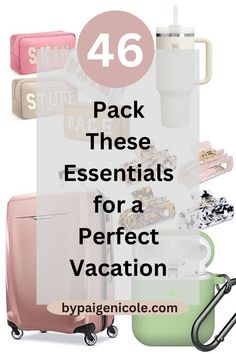 Pack These Essentials for a Perfect Vacation Packing List For Vacation, Family Destinations, Online Business Marketing, Vacation Packing