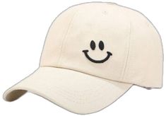 Casual Cream Trucker Hat With Short Brim, Trendy Cream Snapback Hat, Casual Beige Trucker Hat With Short Brim, Trendy Beige Dad Hat For Summer, Trendy Beige Baseball Cap With Curved Brim, Cream Adjustable Baseball Cap With Short Brim, Trendy Beige Baseball Cap For Everyday, Cream Trendy Snapback Hat, Trendy Cream Trucker Hat