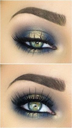 Makeup Cantik, Make Up Designs, Mekap Mata, Makeup Looks For Green Eyes, Alat Makeup, Gold Eye Makeup, Makeup Secret, Kylie Jenner Makeup, Smink Inspiration