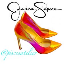 Dramatic To The Max, The Rexah Pumps Are Designed With A 4” Geo-Chic Stiletto Heel That's Metallic Trimmed For Added Shine As You Step Away. Thanks For Looking New To Posh? Welcome! Use Code Piscesatelier To Register & Get $10 Off Your 1st Order Check Out The Rest My Closet To Bundle & Save! Open To All Reasonable Offers/ Trades. Smoke & Pet Free Home Bundle & Save 20% Off Of All Bundles Of 3 Or More Items & Discounted Shipping On All Purchases Of $150 Or More After 20% Discount Applicablesales Chic Pink Heels For Party Season, Multicolor Fitted Heels For Spring, Spring Multicolor Fitted Heels, Glamorous Fitted Heels For Spring, Multicolor Heels For Night Out, Multicolor Fitted Heels For Night Out, Fitted Multicolor Heels For Night Out, Shoes Heels Classy, Yellow Heels