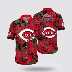 MLB Cincinnati Reds Hawaiian Shirt Free Your Spirit With Cool Coastal Fashion For Fans It’s the perfect combination of Hawaiian style and MLB fandom. These unique MLB Hawaiian shirts are a must-have for football enthusiasts. Show your team spirit in a fun and tropical way with vibrant floral patterns inspired by the beauty of Hawaii. Made from high-quality materials, they provide comfort and breathability, keeping you cool during game days or outdoor activities. Stand out from the crowd and show Coastal Fashion, Hawaiian Style, Tropical Vibes, Hawaiian Shirts, Cincinnati Reds, Floral Patterns, Team Spirit, Cincinnati, Hawaiian Shirt