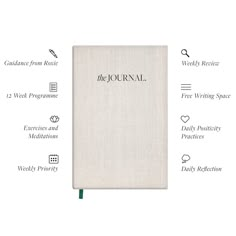 the journal is surrounded by information about its contents