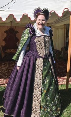 Women's Elizabethan Costume, Bridal Gown, Renaissance Dress made to Order LABOR FEES - Etsy Purple Fitted Bodice Dress For Costume, Purple Costume Dress With Fitted Bodice, Royal Gown For Costume Event, Royal Long Sleeve Costume Dresses, Traditional Fitted Dress With Historical Design, Fitted Embroidered Ball Gown, Intricately Embroidered Fitted Bodice Dress, Historical Floor-length Dresses For Fancy Dress, Historical Design Floor-length Fancy Dress