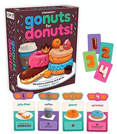 the game for kids with donuts and doughnuts on it, including two matching cards