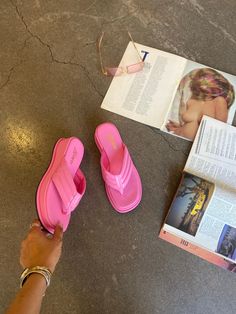 These platform flip flop slides feature comfortable thick straps and give us so many amazing warm weather y2k outfit ideas!! platform height 2.5” Y2k Outfit Ideas, Platform Flip Flops, Ribbon Slides, Flip Flop, Warm Weather, Flip Flops, Slides, Outfit Ideas, Sandals