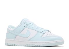 The Nike Dunk Low 'Glacier Blue' puts together a white leather upper, complemented by icy blue overlays and a matching Swoosh. A padded collar keeps you comfortable from the moment you lace them up. A sturdy rubber cupsole works with white sidewalls and a powder blue outsole to complete the look. Summer Collection Men, Jordan 4’s, Jordan Yeezy, Pretty Shoes Sneakers, Jordan 8, Nylon Pants, Cute Nike Shoes, Jordan 2, Cute Nikes