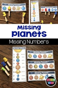 the missing planets activity for kids to learn