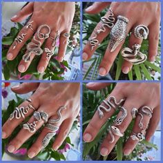 "Serpent rings, Animal rings, Silver serpent rings, cobra rings, Silver snake rings, Animal jewelry, Unisex snake rings Antique Silver Plated Ethnic Adjustable Ring, Boho Chic Jewelry,Antique silver decorative ring with a tribal, ethnic feel. Adjustable size - can adjust one size up or down. Great for thumb also! Perfect as a gift for a loved one or a special treat for yourself. The ring is sterling silver plated with a matte, antique oxidized finish. Metal: brass Finish : 0.23 micron matte silv Adjustable Metal Snake Ring, Silver Metal Open Snake Ring, Silver Open Snake Ring, Snake-shaped Metal Rings As A Gift, Snake Shape Metal Ring As Gift, Handmade Metal Open Snake Ring, Silver Metal Snake-shaped Ring, Unique Metal Snake Ring With Open Design, Unique Metal Open Snake Ring