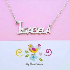 Order any word or name, for your New Customized Sterling Silver 925 Dizny Vacation name necklace! A lovely gift for any little girl on any special occasion.  * Nameplate and chain are all solid sterling silver 925. * Order any single name with one capital letter. Maximum 8 letters.  * Standard size nameplate. Capital letter 13mm height.  * 1.2 mm upgraded nameplate gage/quality. Sturdy thickness.  * This listing is for one (1) name with one (1) capital letter. * Choose your chain length and chai Silver Adjustable Nameplate Charm Necklace, Silver Adjustable Nameplate Charm Necklaces, Personalized Pink Sterling Silver Charm Necklace, Personalized Pink Sterling Silver Charm Necklaces, Pink Sterling Silver Personalized Charm Necklace, Sterling Silver Name Necklace For Birthday And Mother's Day, White Gold Mother's Day Name Necklace, Personalized Silver Name Necklace As Gift, Personalized Silver Name Necklace Gift