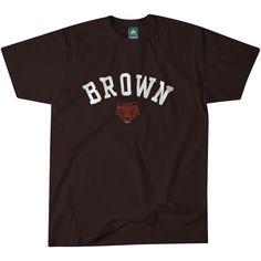 Brown University Athletics T-Shirt (Brown) #brown #university #bears Brown Crew Neck T-shirt With Logo Print, Sporty Brown Short Sleeve T-shirt, Brown Cotton T-shirt With Logo Print, Brown Graphic Tee With Logo Print, Brown Letter Print T-shirt With Crew Neck, Pre-shrunk Brown Crew Neck T-shirt, Brown Graphic Tee With Letter Print, Brown Graphic Tee For Streetwear, Brown Logo Print Top For Streetwear