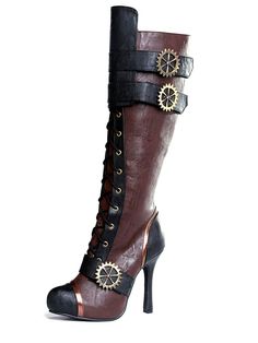 Steampunk Shoes, Steampunk Boots, Goth Victorian, Demonia Boots