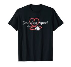 PRICES MAY VARY. Cardiology Squad Cardiologist Heart Nurse Doctor Cardiac Gifts . Lightweight, Classic fit, Double-needle sleeve and bottom hem Cardiology Nurse Shirts, Nurse Doctor, Cardiology, Branded T Shirts, Top Styles, Fashion Branding, T Shirts, T Shirt, Gifts