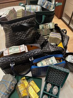 Bag Of Cash, Mens Luxury Lifestyle, Triangle Swimsuit, Goyard Bag, Rich Lifestyle