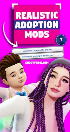 adoption mod Mods For Sims 4, Los Sims 4 Mods, Ts4 Mods, Sims 4 Cheats, Sims 4 Traits, Sims 4 Cas Mods, Sims 4 Family, Sims 4 Anime, Sims 4 Game Mods