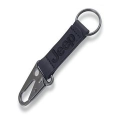 a bottle opener with a key chain attached to it's side and the word jeep on